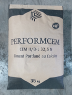 CIMENT CEM II B-L 32.5 N 35KGS PERFORM NF ET CE PERFORMCEM